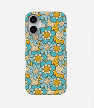 Load image into Gallery viewer, Retro 70s Blue Floral Case
