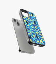 Load image into Gallery viewer, Marine Blue Camo Glass Case
