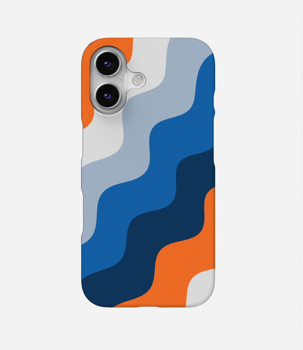 Abstract Wavy Stripes Phone Case