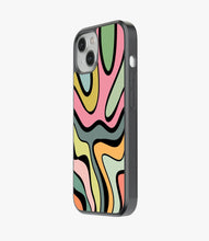 Load image into Gallery viewer, Abstract Grunge Waves Pattern Glass Case
