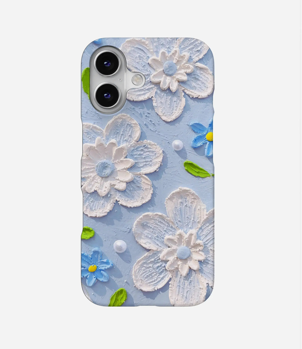 Serenity Blooms Hard Phone Case