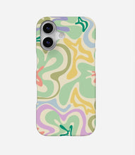 Load image into Gallery viewer, Abstract Tropical Swirl Phone Case
