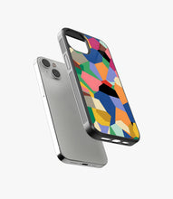 Load image into Gallery viewer, Abstract Nexus Shapes Pattern Glass Case
