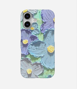 Serene Gardenia Hard Phone Case