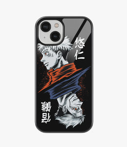 Upside Down Anime Glass Phone Case