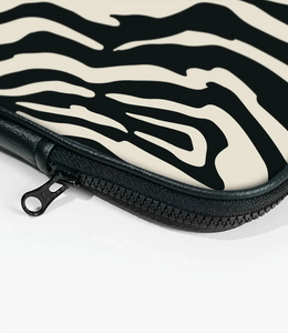 Zebra Black/Almond Laptop Sleeve