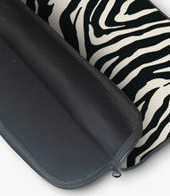 Load image into Gallery viewer, Zebra Black/Almond Laptop Sleeve
