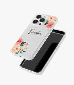 Wildflower Whimsy Custom Name Silicone Case