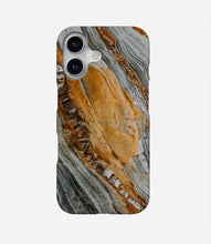 Load image into Gallery viewer, Grey/Golden Marble Print Case
