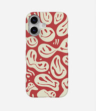 Load image into Gallery viewer, Smileyfy Red/Cream Phone Case
