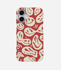 Smileyfy Red/Cream Phone Case