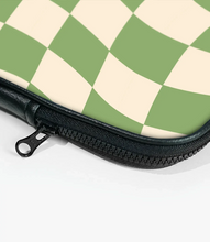 Load image into Gallery viewer, Olivine Checkered Laptop Sleeve
