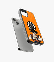 Load image into Gallery viewer, Orange Goku Glass Phone Case
