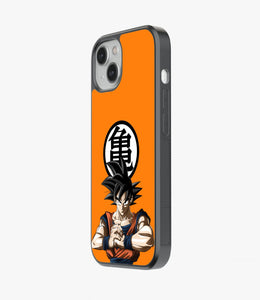 Orange Goku Glass Phone Case