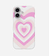 Y2k White & Pink Hearts Case