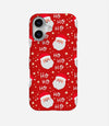 Santa Ho Ho Christmas Red Hard Phone Case