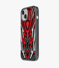 Load image into Gallery viewer, Abstract Speed Demon Pattern Glass Case
