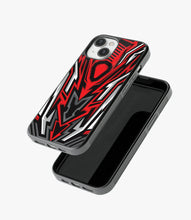 Load image into Gallery viewer, Abstract Speed Demon Pattern Glass Case
