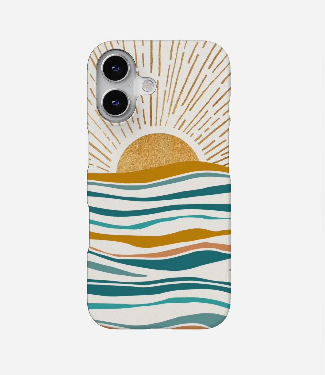 Sun & Sea Gold Phone Case