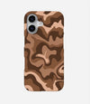 Brown Beige Aesthetic Swirl Case