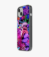 Load image into Gallery viewer, Who Made The Rules Neon Glass Case
