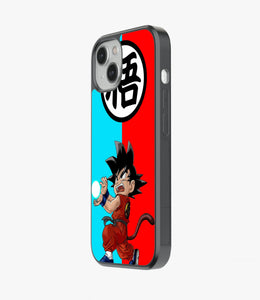 Red/Blue Cartoon Glass Phone Case