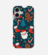 Load image into Gallery viewer, Gingerbread Guardian Christmas Hard Phone Case
