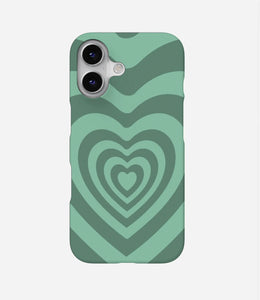 Y2k Green Heart Case