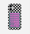 Melting Patience Checkered Phone Case