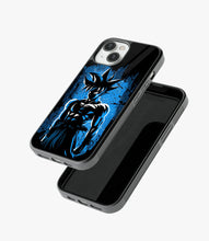 Load image into Gallery viewer, Blue Goku Art Glass Phone Case
