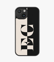 Load image into Gallery viewer, Custom Split Initials Hybrid Matte Case
