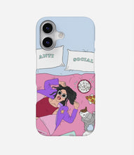 Load image into Gallery viewer, Anti-Social Girl Phone Case
