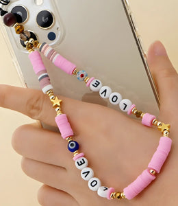 Cute Love - Evil Eye Beaded Phone Charm