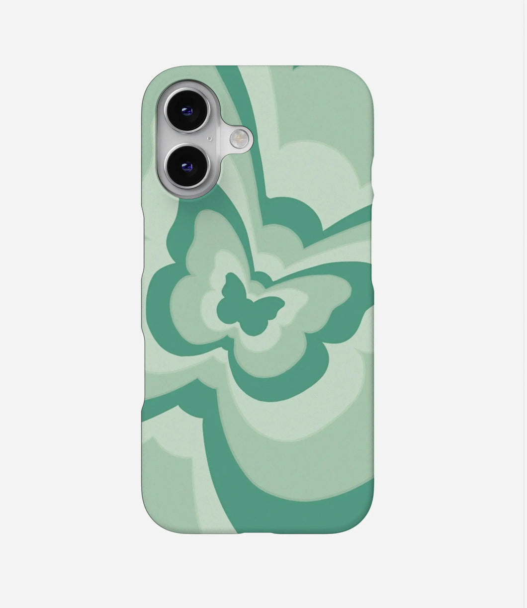 Sea Mist Butterfly Y2K Phone Case