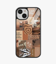 Load image into Gallery viewer, Moon Is Love Aesthetic Glass Phone Case
