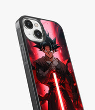 Load image into Gallery viewer, Goku Legendary Adventures Glass Phone Case
