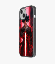 Load image into Gallery viewer, Goku Legendary Adventures Glass Phone Case
