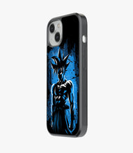 Load image into Gallery viewer, Blue Goku Art Glass Phone Case
