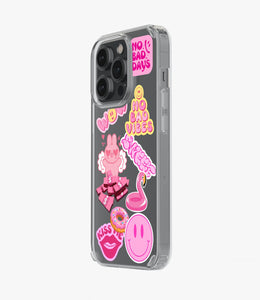 Pink Toon Tunes Silicone Phone Case