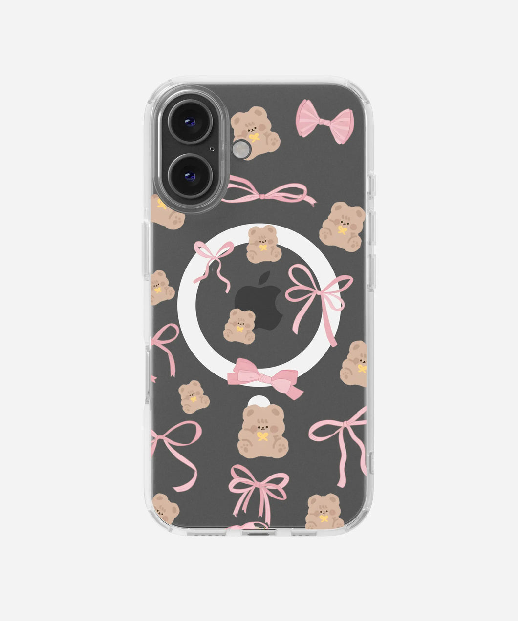 Bow & Snuggles Clear Magsafe Clear Phone Case