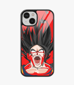 CG Red Goku Beast Glass Phone Case