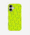 Neon Green Stroke Pattern Case