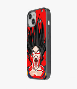 CG Red Goku Beast Glass Phone Case