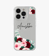 Rose Radiance Custom Name Silicone Case