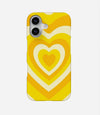 Y2k Yellow Hearts Case