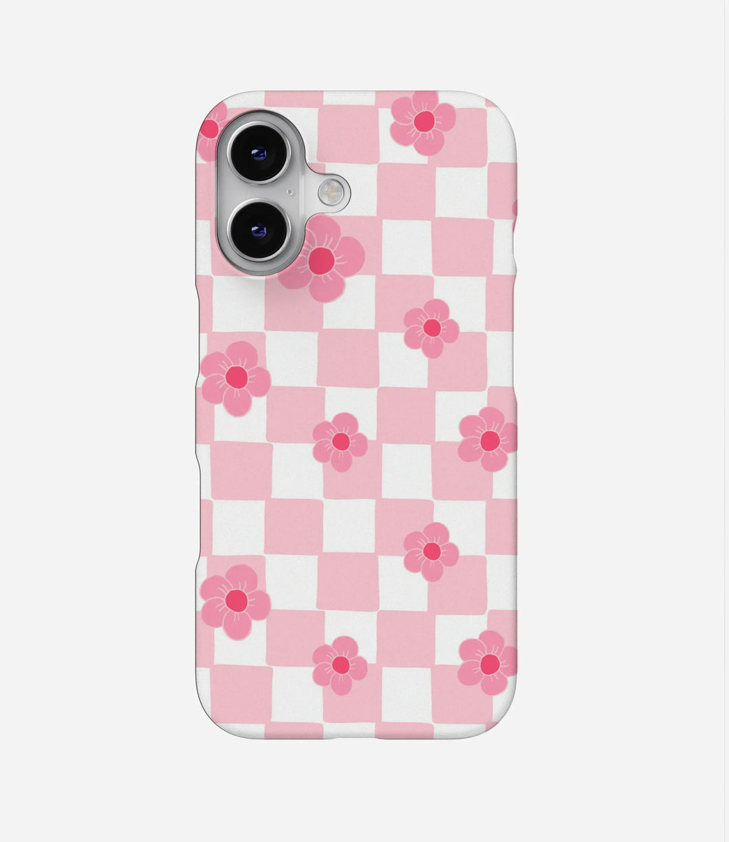 Winter Wonderland Checkered Print Case