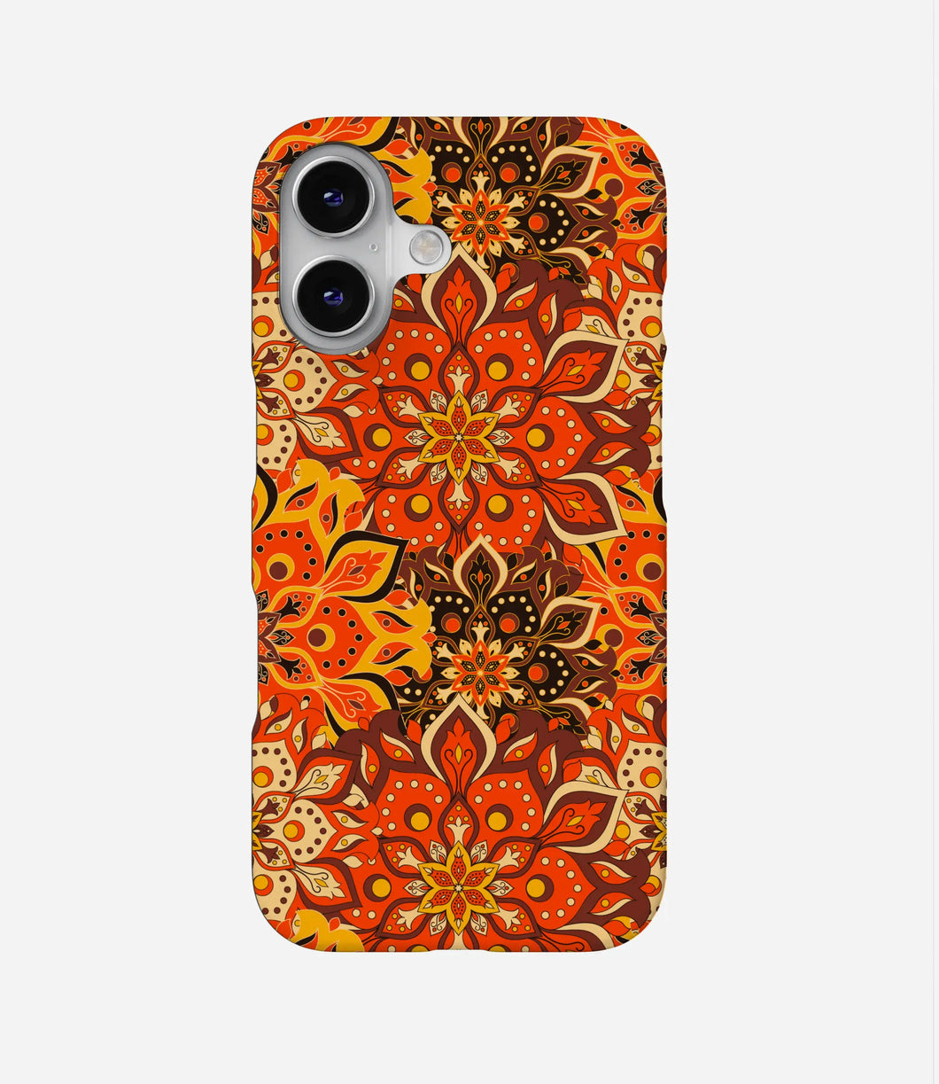 Trippy Mandala Print Case