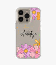 Load image into Gallery viewer, Floral Finesse Custom Name Silicone Case
