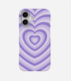 Languid Lavender Heart Y2K Phone Case