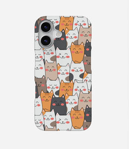 Cute Kitten Doodle Phone Case